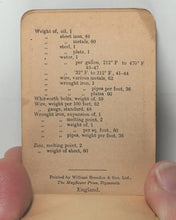 Load image into Gallery viewer, McGUIRE, P.W. Steam and other useful tables: for engineers and steam users. Spon, E. &amp; F.N. Ltd., 57 Haymarket, S.W. 1 ; Spon &amp; Chamberlain, 120 Liberty Street. London, New York. 1927.
