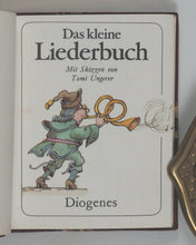 Load image into Gallery viewer, DIEKMANN, Anne - compiled by. Illustrated by Tomi Ungerer. Kleine Liederbuch. Diogenes Verlag AG. Zurich. 1975.
