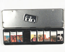 Load image into Gallery viewer, ÉDITIONS FOLIO (Gallimard) – "Emmène-moi au bout du monde" Promotional Tin. Les Éditions du Chocolat / Éditions Gallimard (Folio). [1992].. [OBJET LITTÉRAIRE / EPHEMERA]
