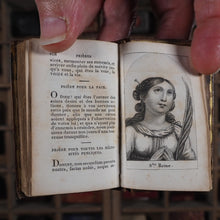 Load image into Gallery viewer, Petites heures dédiees à la sainte Vierge [Little Hours of the Blessed Virgin]. >>UNRECORDED ILLUSTRATED MINIATURE BOOK OF HOURS<< Publication Date: 1819 CONDITION: VERY GOOD
