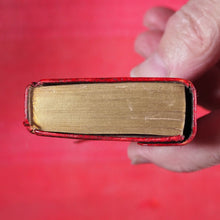 Load image into Gallery viewer, Psalms of David in Metre, According to the Version Approved by the Church of Scotland, and appointed to be used in Worship. >>MINIATURE RUBY WALLET BOUND SCOTTISH PSALMS<< Publication Date: 1828 CONDITION: VERY GOOD
