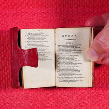 Load image into Gallery viewer, Psalms of David in Metre, According to the Version Approved by the Church of Scotland, and appointed to be used in Worship. >>MINIATURE RUBY WALLET BOUND SCOTTISH PSALMS<< Publication Date: 1828 CONDITION: VERY GOOD
