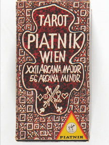 Tarot Piatnik Wien. 78 Tarot Card Deck & Booklet. In Box. No.2825. Austria. 1974 Vintage.