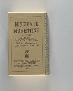 Minchiate Fiorentine Tarot, by Vito Arienti (Author). Edizione Del Solleone. 1980. Limited Numbered Edition