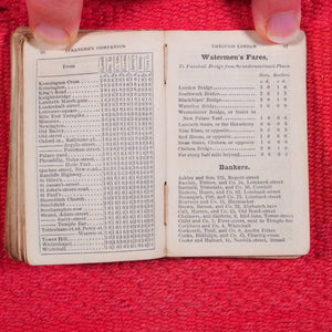 Stranger's Companion through London embellished with a new map beautifully engraved by Dowar. >>MINIATURE LONDON GUIDE AND MAP BOOK<< Bellchambers, Edmund. Publication Date: 1835 CONDITION: GOOD