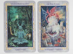 Legend, the Arthurian Tarot. Anna-Marie Ferguson. Llewellyn Publications, St. Paul, MN. 55164-0383. 1997. ISBN 1567182658