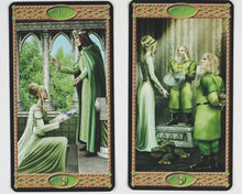 Load image into Gallery viewer, Tarot of the Elves. Mark McElroy. Artwork by Davide Corsi. Lo Scarabeo. Italy. 2007. ISBN 9788883956478
