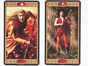 Tarot of the Elves. Mark McElroy. Artwork by Davide Corsi. Lo Scarabeo. Italy. 2007. ISBN 9788883956478