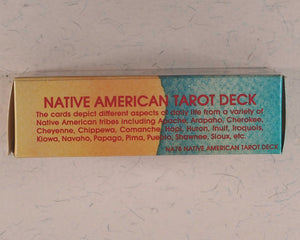 Native American Tarot Deck. Magda Weck Gonzalez, Shawnee, with Harry Sparrowhawk and illustrated by J.A. Gonzalez. U.S. Ganes Systens. U.S.A. 1982.  ISBN 0880790091.