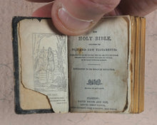Load image into Gallery viewer, Holy Bible Containing The Old And New Testaments: Translated Out Of The Original Tongues. >>MINIATURE BRYCE BIBLE<< David Bryce &amp; Son. Glasgow. 1901.
