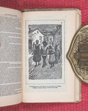 Load image into Gallery viewer, Cervantes Saavedra, Miguel de. Ingenioso Hidalgo Don Quixote de la Mancha. Edicion microscopica illustrada dibujos de M. Angel, grabados por Carratero y Sampietro.&nbsp; &nbsp; Saturnino Calleja. Calle de Valencia num. 28. Madrid. 1903.
