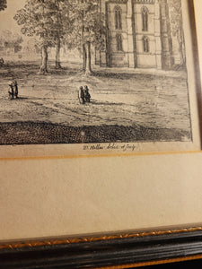 Ecclesiæ Cathedralis Sarisburiensis, Facies Orientalis [View of Salisbury Cathedral from the South East]. Wenceslaus Hollar (1607-1677). Publication Date: 1673 Condition: Very Good