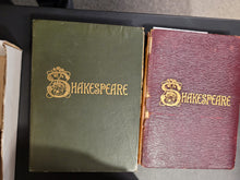 Load image into Gallery viewer, Complete Works of Shakespeare  "The Pocket Portrait Shakespeare 4 vols contained in a Green faux book-box, divided into     four compartments.
