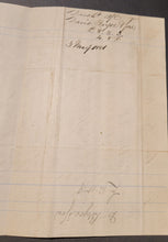 Load image into Gallery viewer, Two Invoice Statements circa 1881 from the David Bryce Business to Govan Bar Iron Works and Messer's William Dixon &amp; Co.
