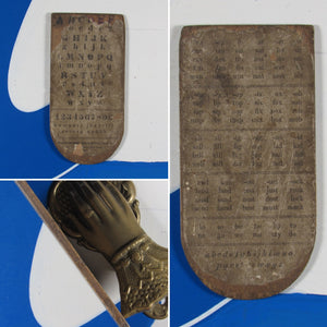 Original alphabet and phonetic reading system. "HORN-BOOK".] 2 Castle Street. City Road, London. England. Wesleyan conference office .  C.1836