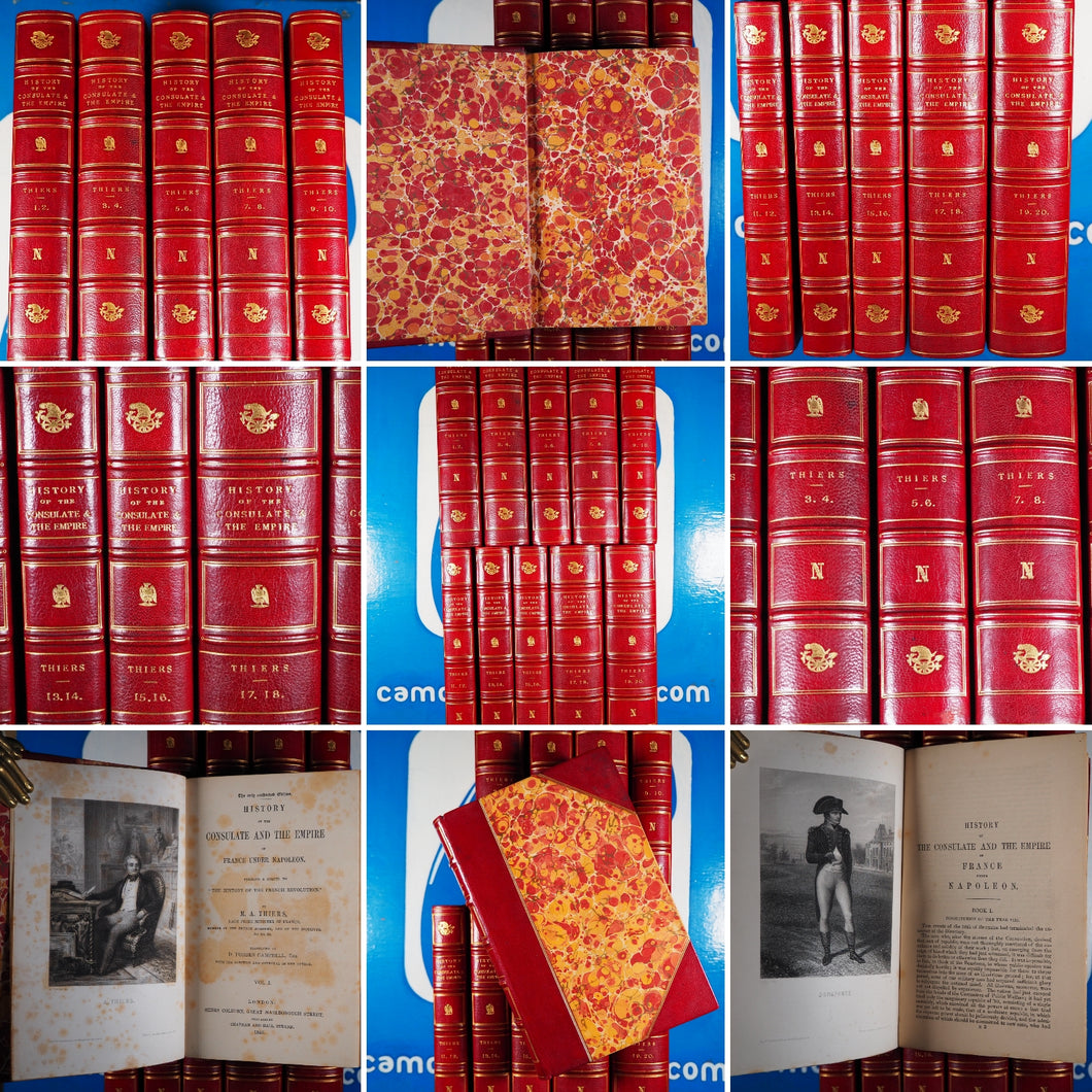 M.A. Thiers (Author). D. Forbes Campbell (Translator).  History of the Consulate and The Empire of France Under Napoleon. Forming A Sequel to 