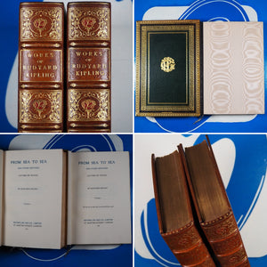 From Sea to Sea and other Sketches Letters of Travel, Bombay edition [fine binding, J.Paul Getty association (?)] Rudyard Kipling. Publication Date: 1913. Condition: Fine