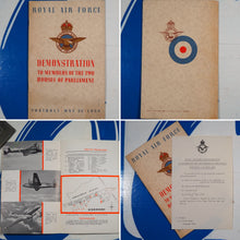 Load image into Gallery viewer, Royal Air Force Demonstration to Members of the Two Houses of Parliament. Northolt. May 23. 1939. Publication Date: 1939 Condition: Very Good

