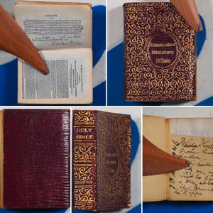 Holy Bible Containing The Old And New Testaments: Translated Out Of The Original Tongues, 1901. >>MINIATURE BOOK<<