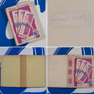 THREE GUINEAS. VIRGINIA WOOLF. Publication Date: 1938 Condition: Very Good