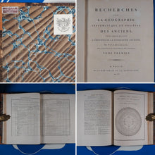 Load image into Gallery viewer, Recherches sur la geographie systematique et positive des anciens; pour servir de base a l&#39;histoire de la geographie ancienne. P. F. J. Gossellin Publication Date: 1813
