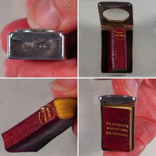 Load image into Gallery viewer, Smallest English Dictionary in the World. Comprising: besides the ordinary and newest words in the language, short explanations of a large number of scientific, philosophical, literary and technical terms. [SOLID SILVER LOCKET].1893. >>MINIATURE BOOK<<
