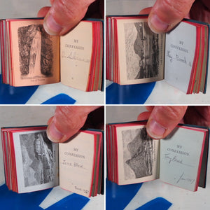 Thumb Confession Book. Publication Date: 1885 Condition: Very Good. >>MINIATURE BOOK<<