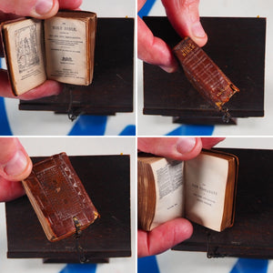 Holy Bible Containing the Old and New Testaments. Chained Bible and Lectern.>>MINIATURE BOOK<< Publication Date: 1901 Condition: Good