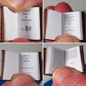 Hansel and Gretel. Andersen, Hans Christian. Publication Date: 1997 CONDITION: NEAR FINE>>MINIATURE BOOK<<