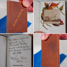 Load image into Gallery viewer, Bijou Album Containing the Photogrphs of the Passionist Fathers connected with the building of the Memorial Church of Leo xiii on Highgate Hill, London N. &gt;&gt;UNRECORDED MINIATURE BOOK OF PHOTOGRAPHS&lt;&lt; Publication Date: 1890
