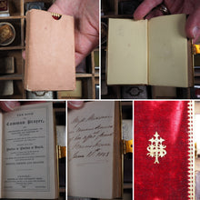Load image into Gallery viewer, Book of Common Prayer and Administration of the Holy Communion. Church of England. >>MINIATURE BINDING POSSIBLY BY HAYDAY<< Publication Date: 1852 CONDITION: NEAR FINE
