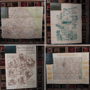Cyclists Road Maps England & Scotland. >>MINIATURE ANTIQUE MAPS FOR CYCLISTS<< Publication Date: 1890 CONDITION: VERY GOOD