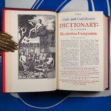 Load image into Gallery viewer, Cooks And Confectioners Dictionary 1726 : Introduction And Glossary By Elizabeth David. &gt;&gt;DE LUXE BINDING&lt;&lt; Nott, John. Publication Date: 1980 Condition: Near Fine

