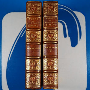 From Sea to Sea and other Sketches Letters of Travel, Bombay edition [fine binding, J.Paul Getty association (?)] Rudyard Kipling. Publication Date: 1913. Condition: Fine
