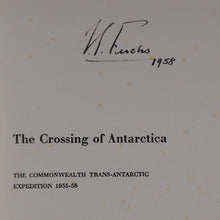 Load image into Gallery viewer, The Crossing Of Antarctica. Fuchs Sir Vivian &amp; Hillary Sir Edmund. Published by Cassell &amp; Co, 1958 Hardcover
