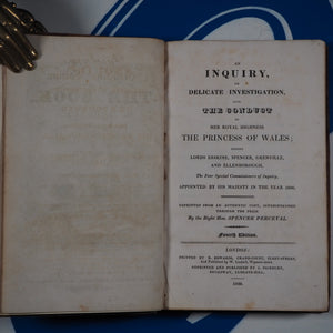 Fairburn's Genuine Edition of The Book, including The Defence of Her Royal Highness The Princess of Wales/As Prepared by Mr Spencer Perceval. Mr Spencer Perceval. Publication Date: 1820 Condition: Good