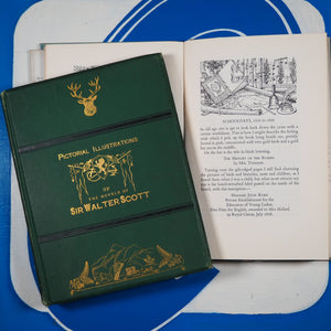 The Centenary Garland: Being Pictorial Illustrations of the Novels of Sir Walter Scott, in their Order of Publication. SCOTT Walter. Published by William P Nimmo. 1871. Condition: Very Good. Hardcover.