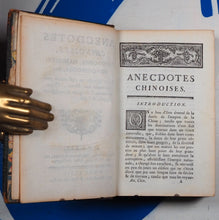 Load image into Gallery viewer, Anecdotes, Chinoises, Japonoises, Siamoises, Tonquinoises. [CHINA] CASTILLON, Jean. Publication Date: 1774 Condition: Very Good
