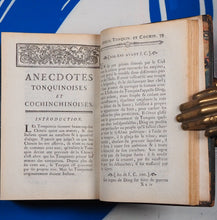 Load image into Gallery viewer, Anecdotes, Chinoises, Japonoises, Siamoises, Tonquinoises. [CHINA] CASTILLON, Jean. Publication Date: 1774 Condition: Very Good
