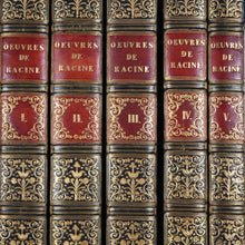 Load image into Gallery viewer, Oeuvres de Jean Racine, avec les Variantes et les imitations des Auteurs Grecs et Latins JEAN RACINE Publication Date: 1813 Condition: Very Good
