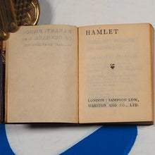 Load image into Gallery viewer, Miniature Book. Hamlet, Prince of Denmark.  William Shakespeare. Published by Sampson Low, Marston and Co., Ltd., London Used Condition: Good Hardcover
