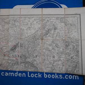 Ordnance Survey Map Sheet 61 - Shropshire, centered on Much Wenlock - One Inch to the Mile. BENJAMIN BAKER & ASSISTANTS Publication Date: 1872 Condition: Very Good