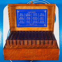 Load image into Gallery viewer, Shakespeare, William. HANDY-VOLUME SHAKESPEARE. In superb, original oak box. Published by Bradbury, Agnew, &amp; Co., London, 1873. Condition: Fine. Hardcover
