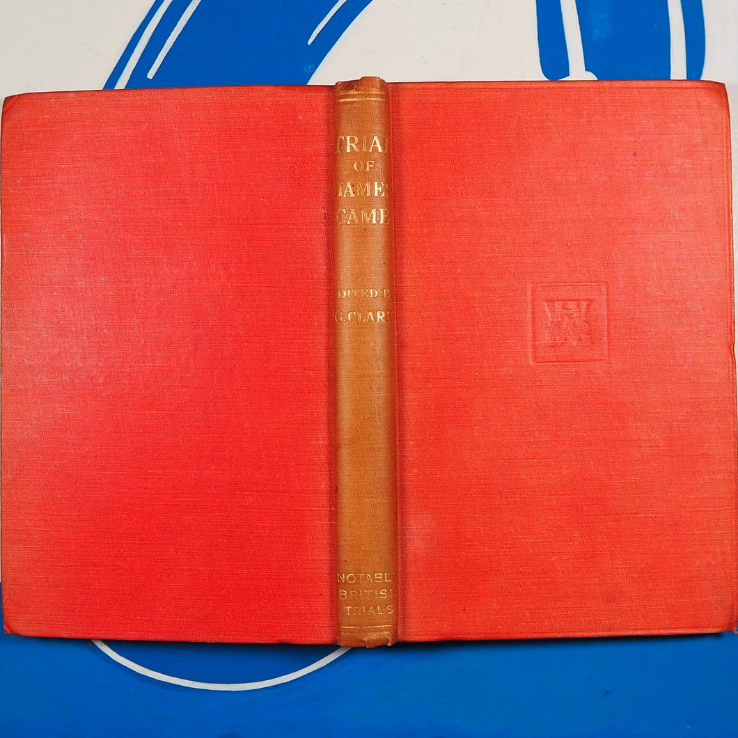 Trial of James Camb (The Port-Hole Murder). Geoffrey Clark ( editor). Published by William Hodge, 1949 Condition: Very Good. Hardcover