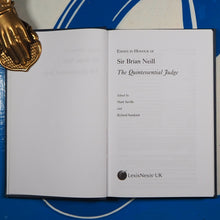Load image into Gallery viewer, Essays in Honour of Sir Brian Neil: the Quintessential Judge. SBN13: 9780406970336 ISBN: 0406970335 Published: July 2003 Publisher: LexisNexis Butterworths.
