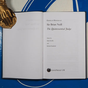 Essays in Honour of Sir Brian Neil: the Quintessential Judge. SBN13: 9780406970336 ISBN: 0406970335 Published: July 2003 Publisher: LexisNexis Butterworths.