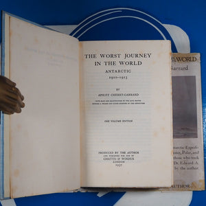 The Worst Journey in the World. Antarctic. 1910-1913. Cherry-Garrard, Apsley. Published by Chatto and Windus, London, 1937. Condition: Good. Hardcover.