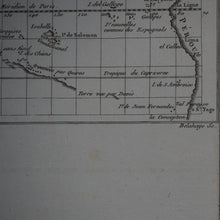Load image into Gallery viewer, Carte réduite de la Mer du Sud selon la nouvelle Hypothèse de la Longitude. Le S[ieu]r. d&#39;Anville. [by Jean-Baptiste Bourguignon d&#39; Anville (1697-1782)] Publication Date: 1736 Condition: Very Good
