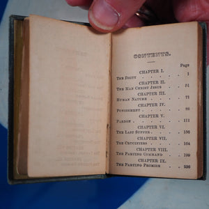 Corner-stone or, a familiar illustration of the principles of Christian truth. Abbott, Jacob [Principal of the Mount Vernon School, Boston, America]. Publication Date: 1837 CONDITION: VERY GOOD  >MINIATURE BOOK<