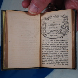 Corner-stone or, a familiar illustration of the principles of Christian truth. Abbott, Jacob [Principal of the Mount Vernon School, Boston, America]. Publication Date: 1837 CONDITION: VERY GOOD  >MINIATURE BOOK<